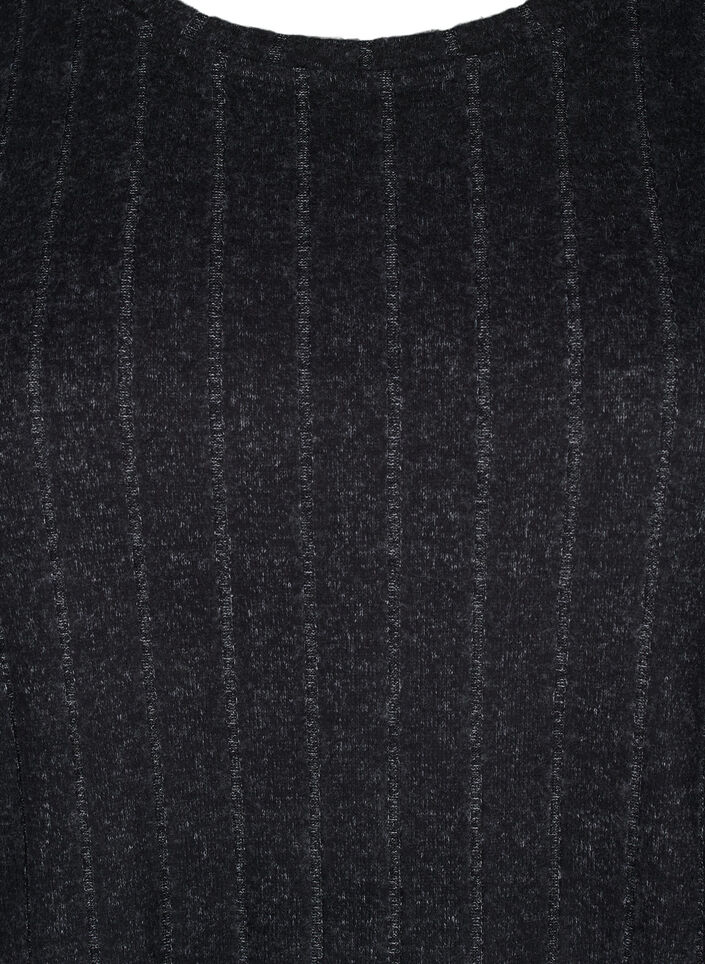 Rento pusero 3/4-hihoilla, Musta, Packshot image number 2