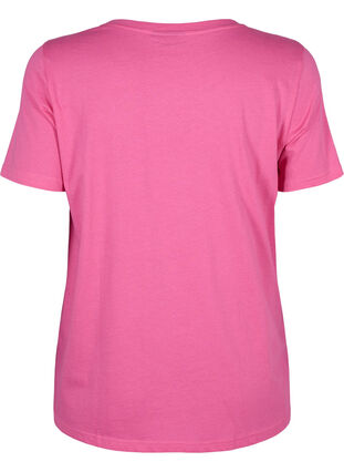 T-paita, jossa on tekstiä, Shocking Pink W.Pink, Packshot image number 1