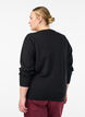 Hienoneulottu neuletakki py&ouml;re&auml;ll&auml; p&auml;&auml;ntiell&auml;, Musta, Model image number 2