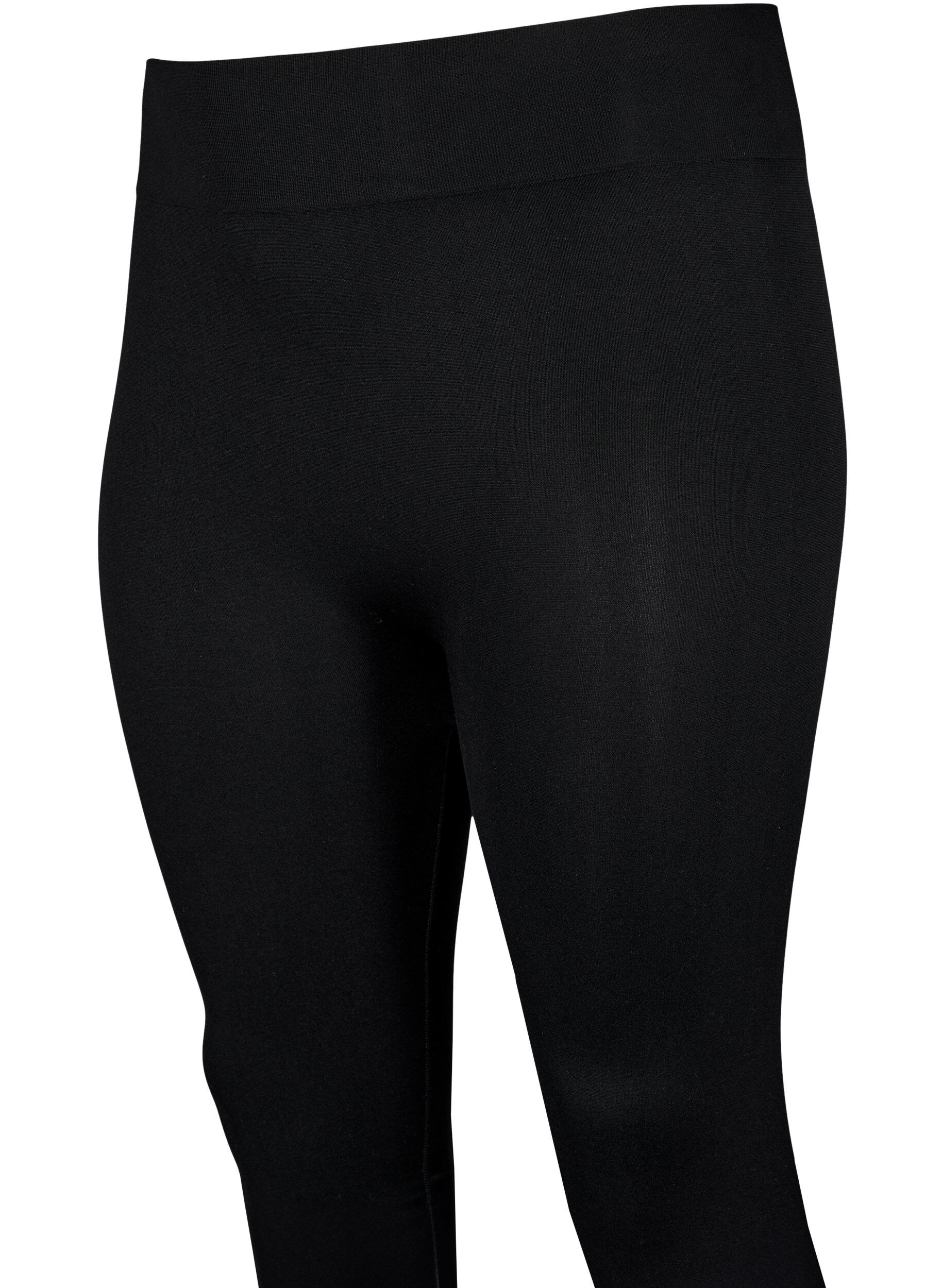 ZizziSaumattomat perusleggingsit, Musta, Packshot image number 3