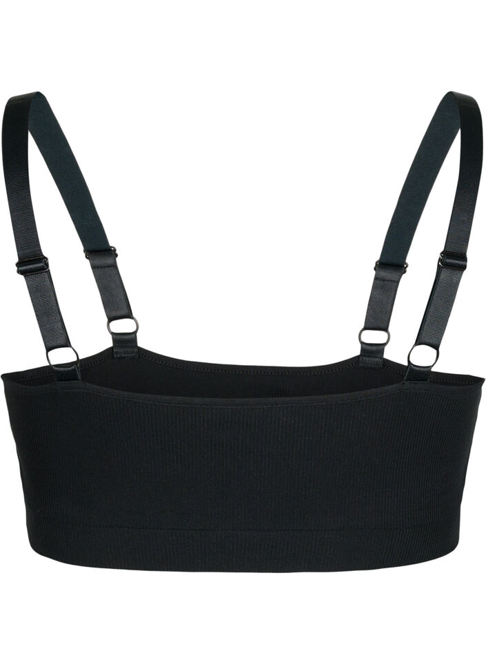 Ribatut imetysliivit, Black, Packshot image number 1