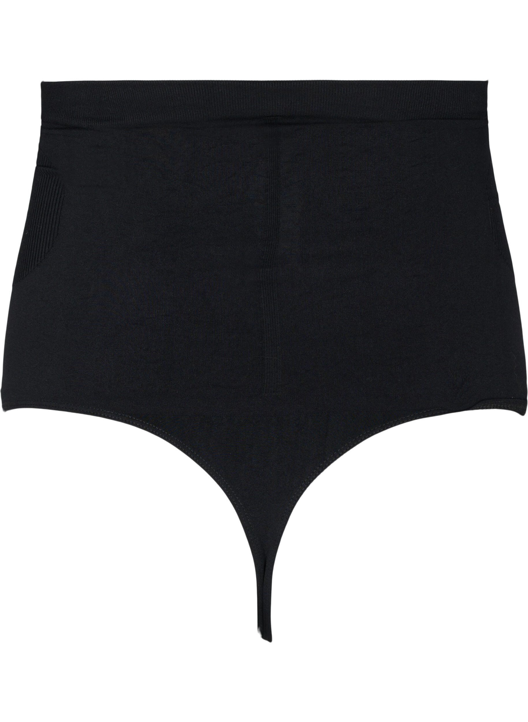 Zizzi Korkeavy&ouml;t&auml;r&ouml;iset shapewear-stringit, Black, Packshot image number 1