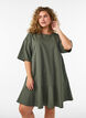 Lyhyt mekko, jossa on rento istuvuus ja r&ouml;yhel&ouml;helma, Vihre&auml;, Model image number 0