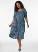 Kes&auml;mekko viskoosista paisley-kuosilla, Sininen, Model image number 0
