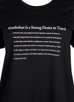 FLASH – kuviollinen t-paita, Black Wanderlust, Packshot image number 2