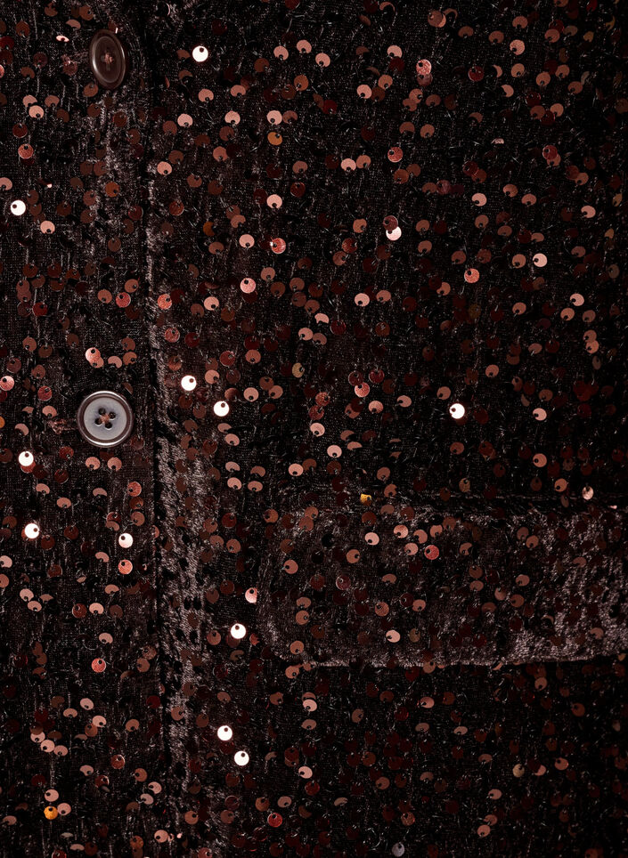 Paljettibleiseri, Ruskea, Packshot image number 2