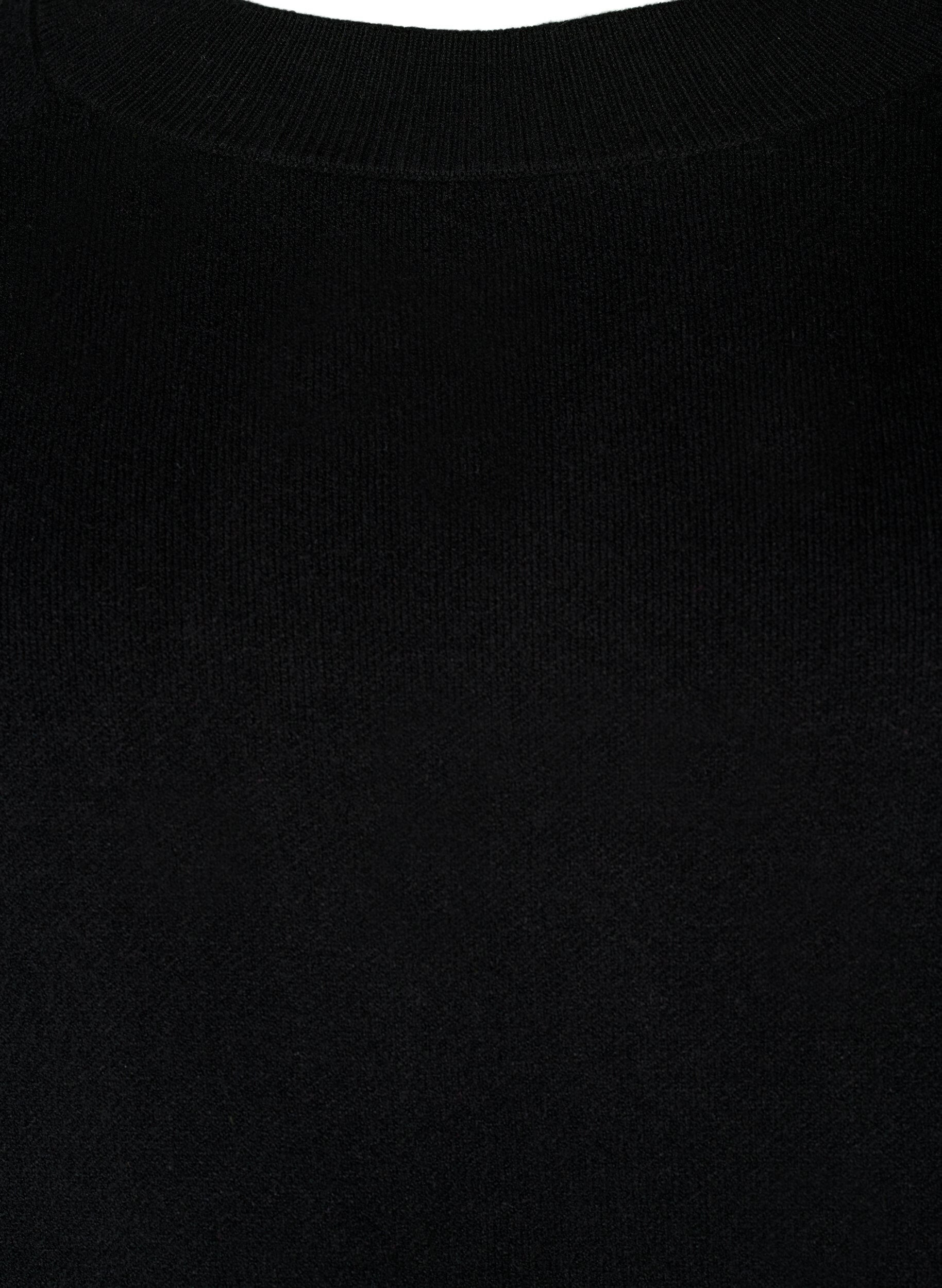 ZizziNeule viskoosisekoitteesta sivuhalkiolla	, Black, Packshot image number 2