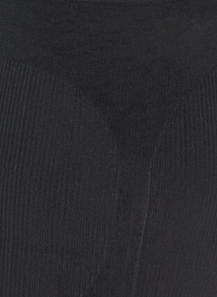 Korkeavyötäröiset shapewear-shortsit pitsireunuksella , Black, Packshot image number 2