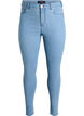 Amy korkea vy&ouml;t&auml;r&ouml;iset super slim fit -farkut, Sininen, Packshot image number 0