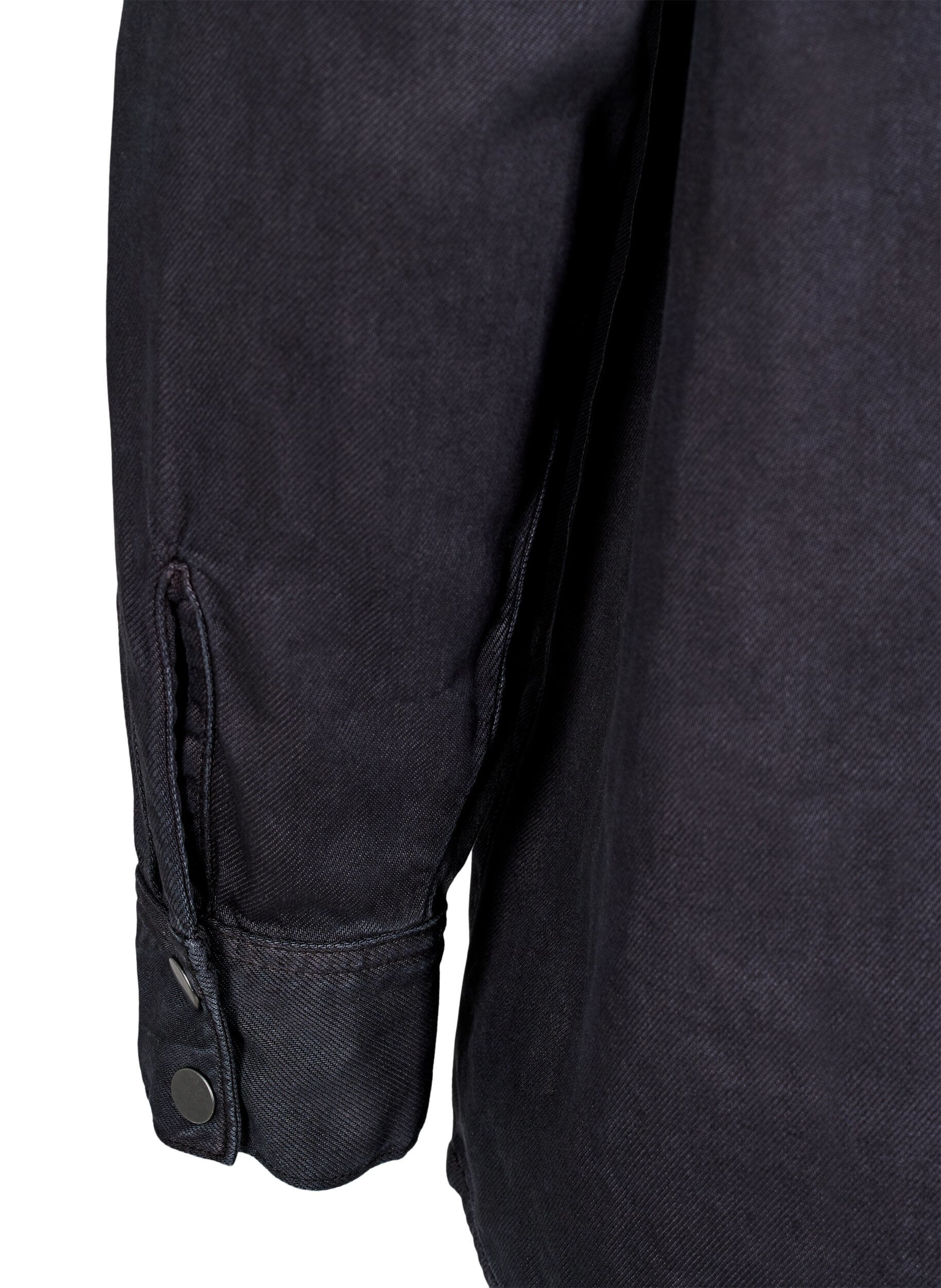 Zizzi Farkkupaita rintataskuilla, Musta, Packshot image number 3