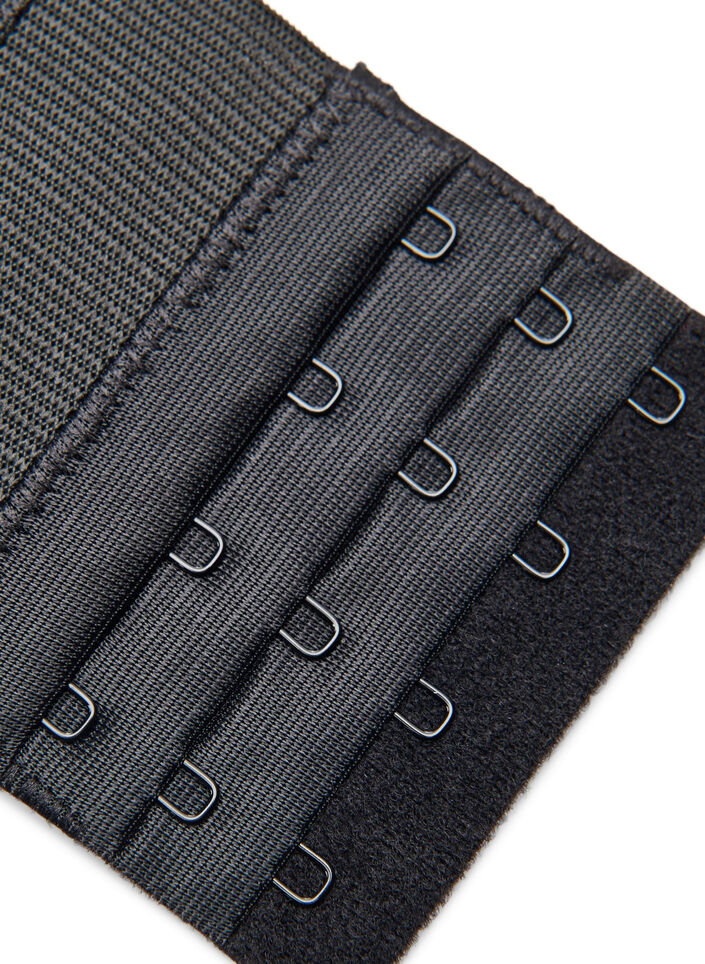 Rintaliivien jatke, jossa on 6 koukkua, Musta, Packshot image number 2