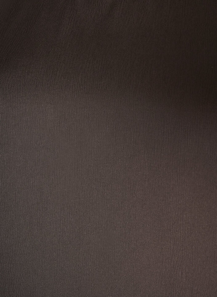 Satiinipusero kyyn&auml;rmittaisilla hihoilla, Ruskea, Packshot image number 2