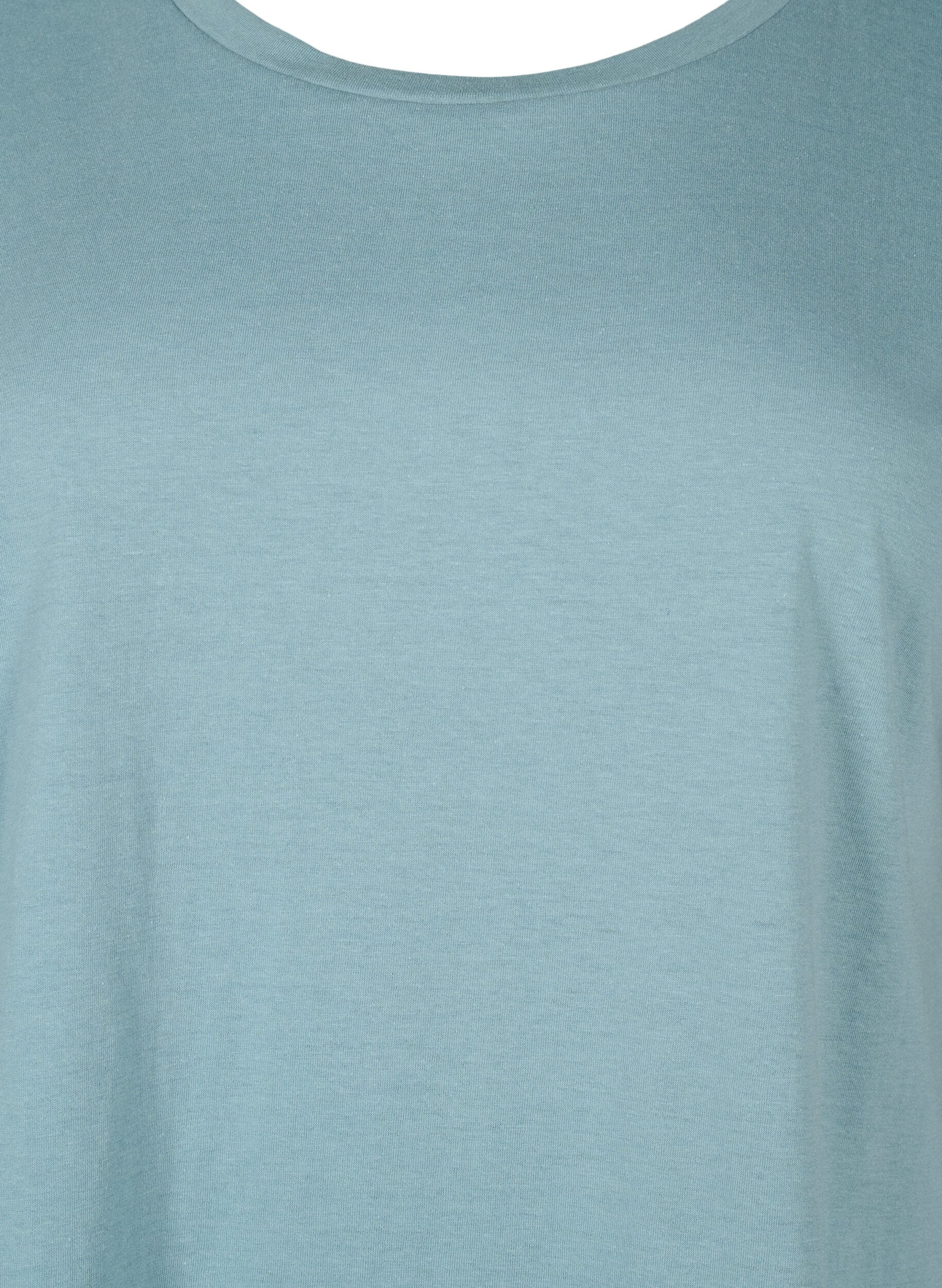 Zizzi Lyhythihainen t-paita 2-pack, Sininen, Packshot image number 4