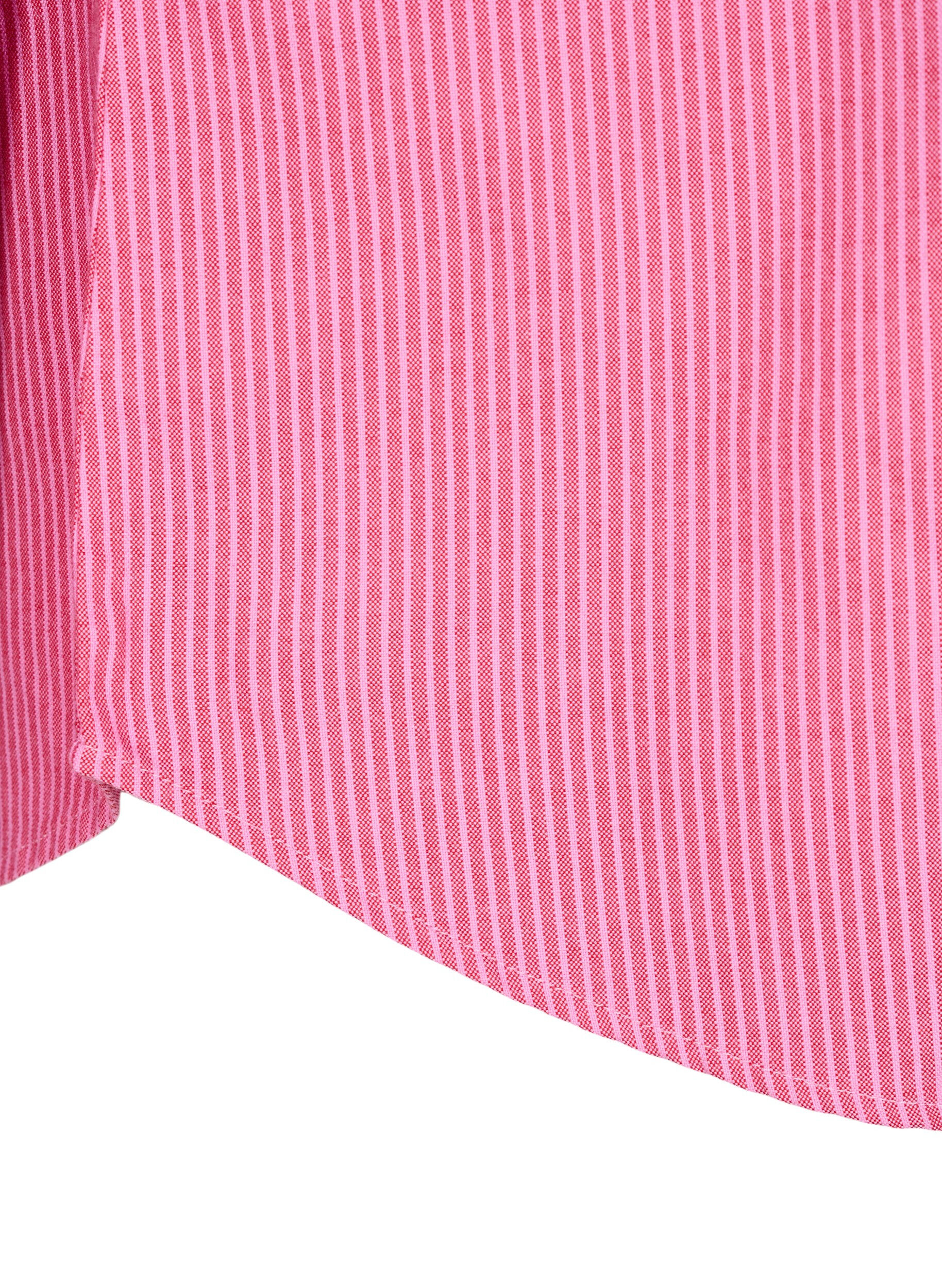 Zizzi Pitk&auml;hihainen puuvillapaita, Punainen, Packshot image number 3