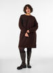 Pomppumekko, jossa on suuri kukkasomiste, Ruskea, Model image number 3