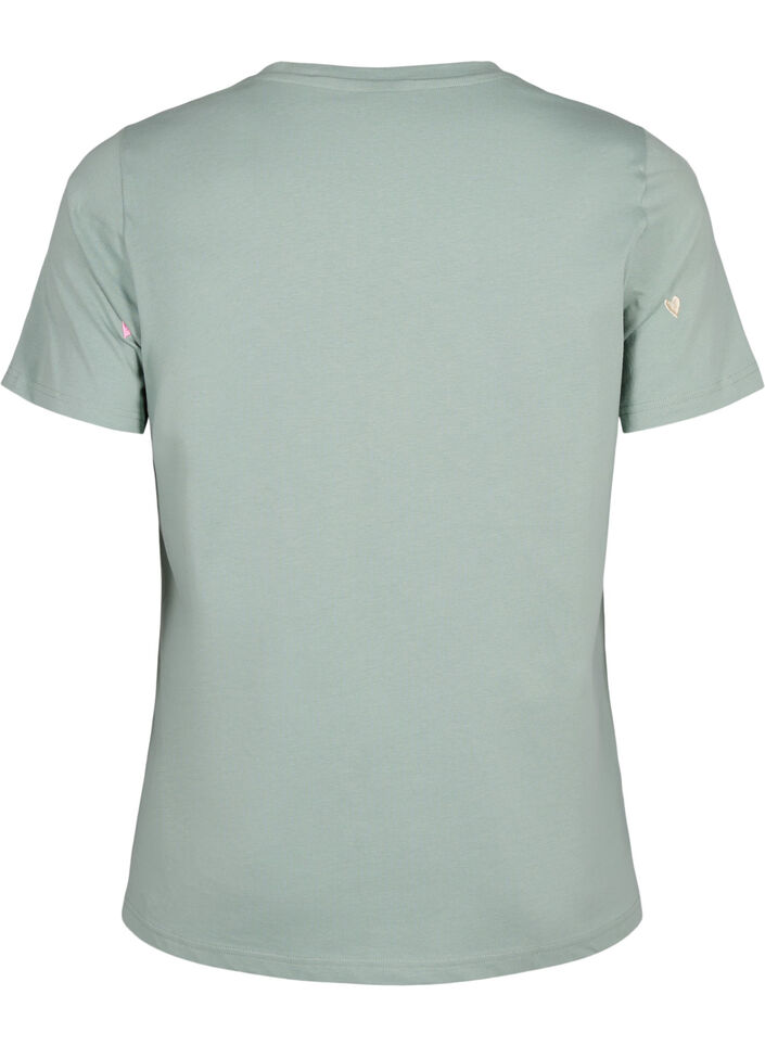 Luomupuuvillasta valmistettu T-paita syd&auml;mill&auml;., Chinois G. Love Emb., Packshot image number 1