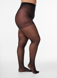 30 denier liukumattomat sukkahousut, Musta