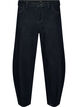 Barrel fit -farkut korkealla vy&ouml;t&auml;r&ouml;ll&auml;, Sininen, Packshot image number 0