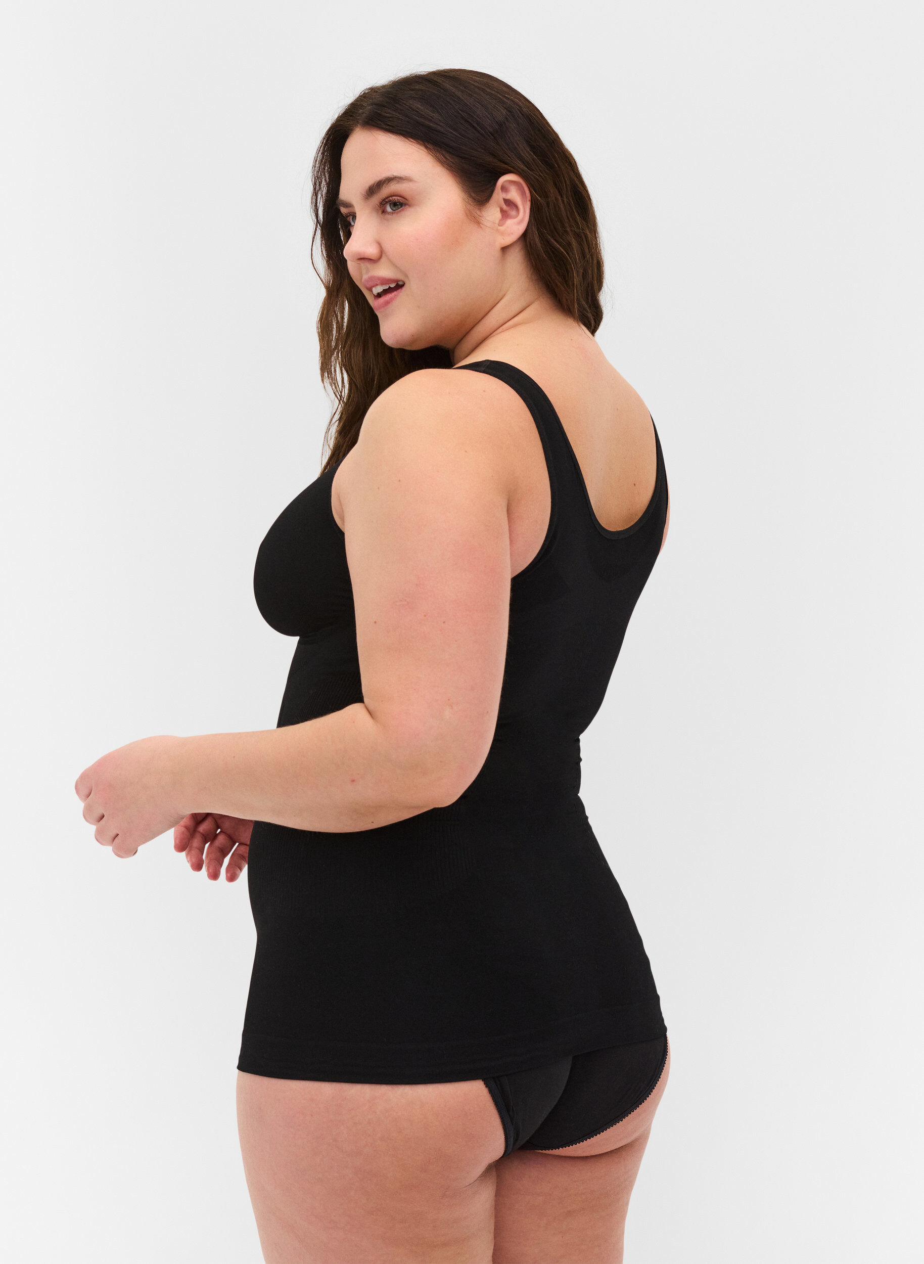 Zizzi Shapewear-toppi pitsill&auml;, Black, Model image number 1