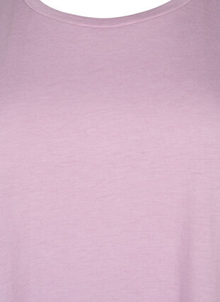 Lyhythihainen puuvillasekoitteinen T-paita, Lavender Mist, Packshot image number 2