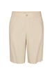 Korkeavy&ouml;t&auml;r&ouml;iset bermudashortsit pellavasta ja viskoosista, Beige, Packshot image number 0
