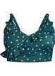 Pilkullinen bikinitoppi r&ouml;yhel&ouml;yksityiskohdilla, Vihre&auml;, Packshot image number 0
