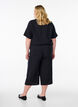 Culotte-housut, joissa on korkea vy&ouml;t&auml;r&ouml;, Musta, Model image number 1