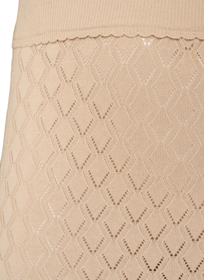 Neulehame silmukkakirjailulla, Beige, Packshot image number 2
