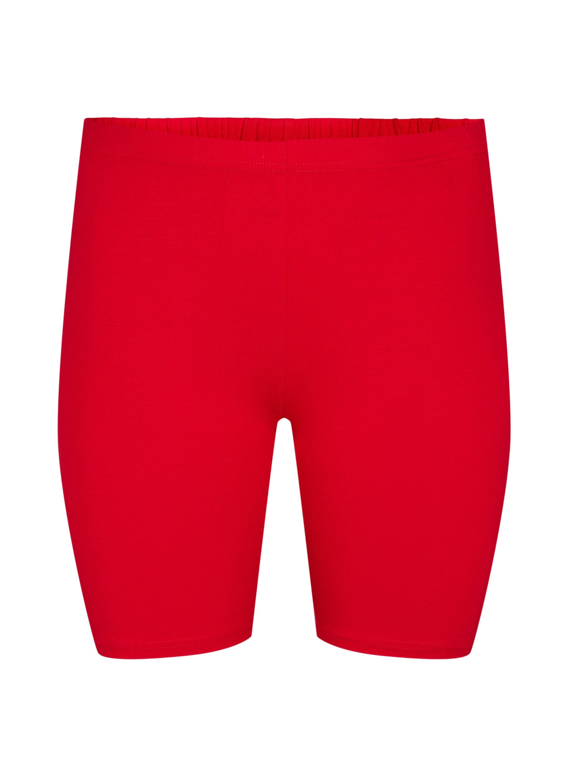 ZizziYksiv&auml;riset perus py&ouml;r&auml;ilyshortsit , Punainen, Packshot image number 0