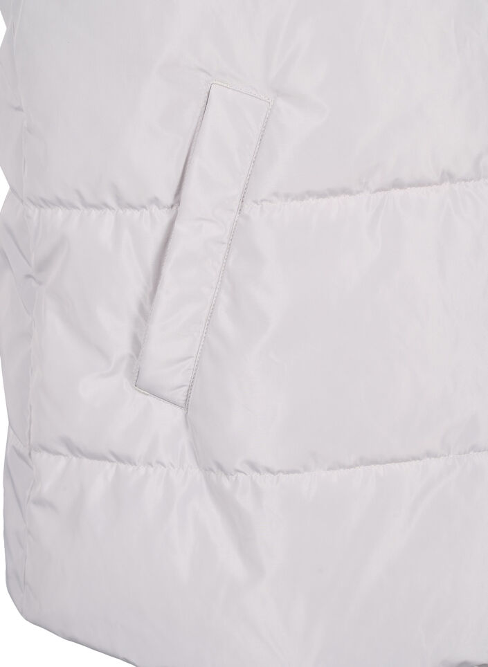 Urheilullinen liivi, jossa korkea kaulus ja taskut, Pearl Blue, Packshot image number 3