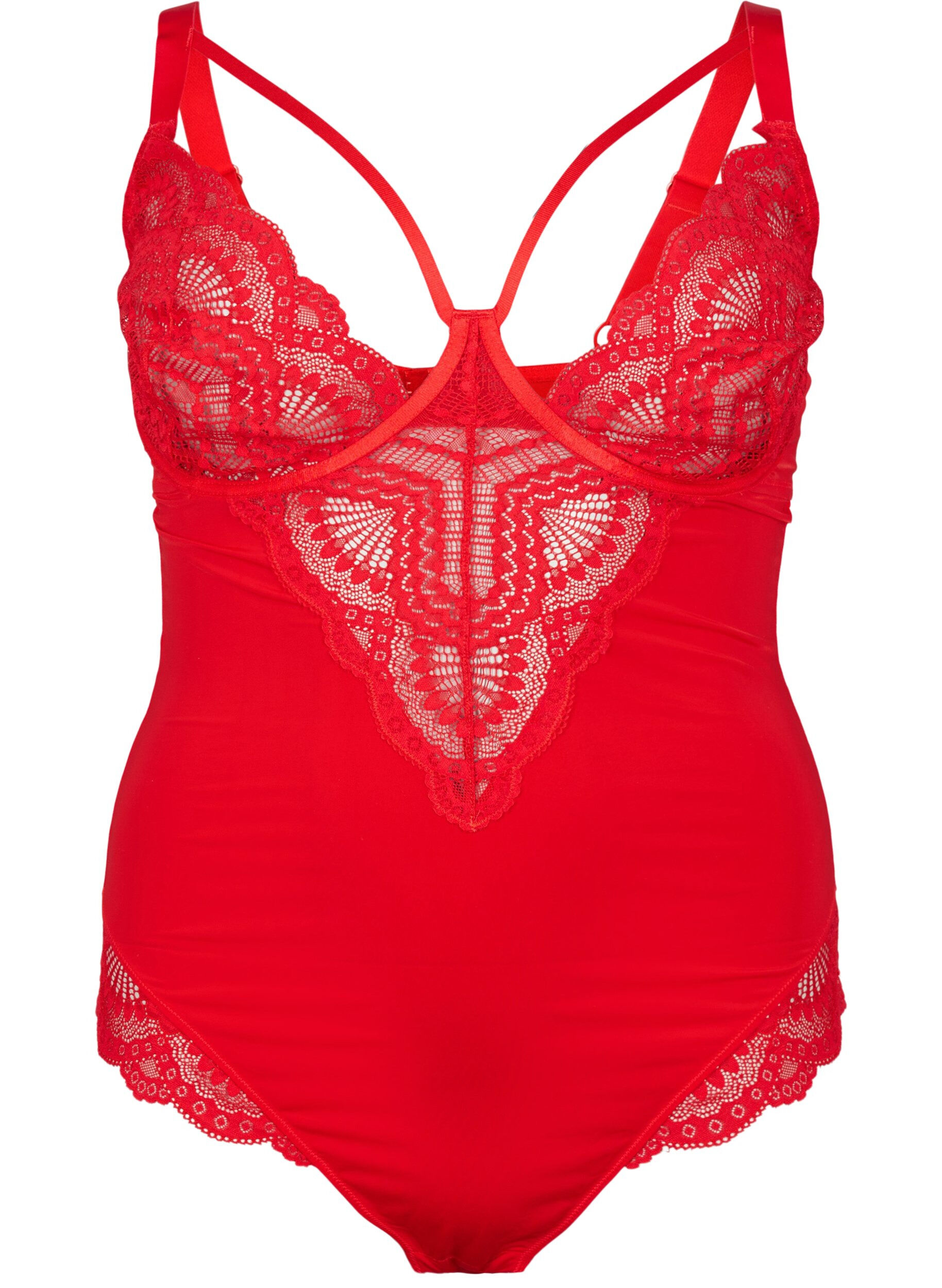 Zizzi Body, jossa on lanka- ja naruyksityiskohta, Salsa, Packshot image number 0