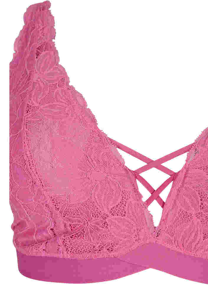 Support the breasts - pitsirintaliivit nauhayksityiskohdilla, Rose, Packshot image number 2