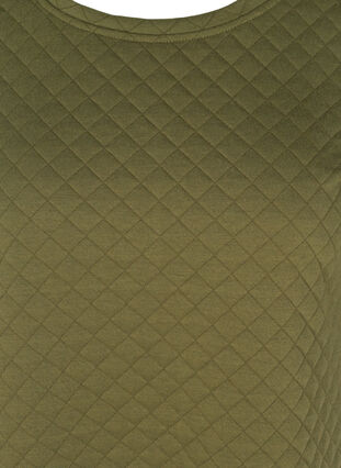 Mekko 3/4-hihoilla ja tekstuurikuviolla, Ivy Green, Packshot image number 2