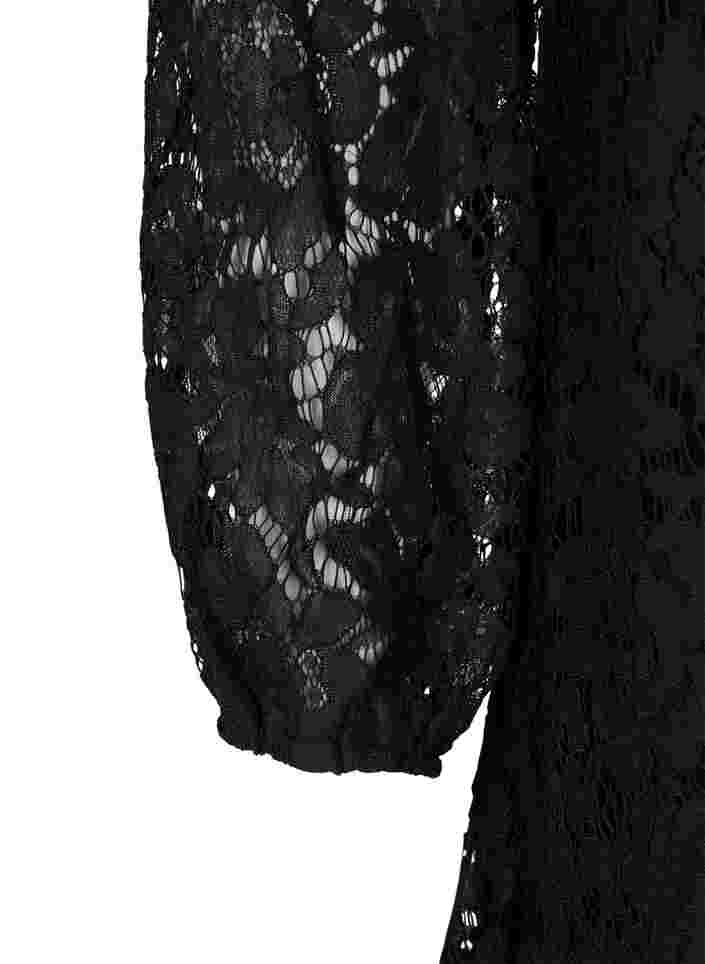 Pitsimekko pitkillä hihoilla, Black, Packshot image number 3