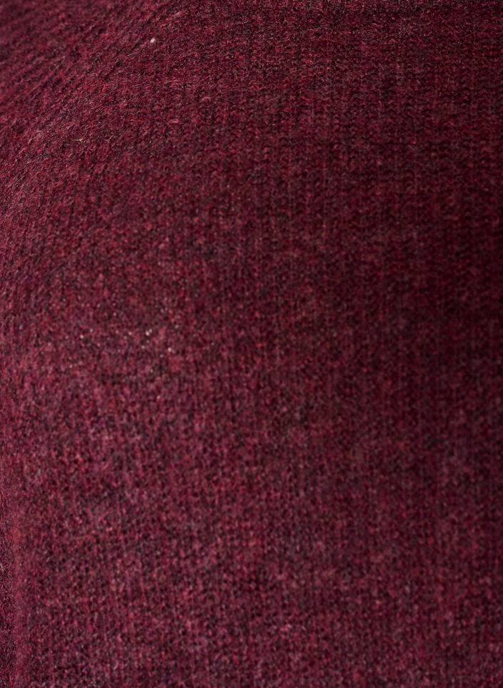 Ribattu neule, 3/4-hihat, Punainen, Packshot image number 2
