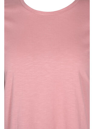 2 lyhythihaista t-paitaa puuvillasta , Bright White/Blush, Packshot image number 3