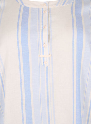 Raidallinen mekko pitkillä hihoilla, Birch w. Stripes, Packshot image number 2