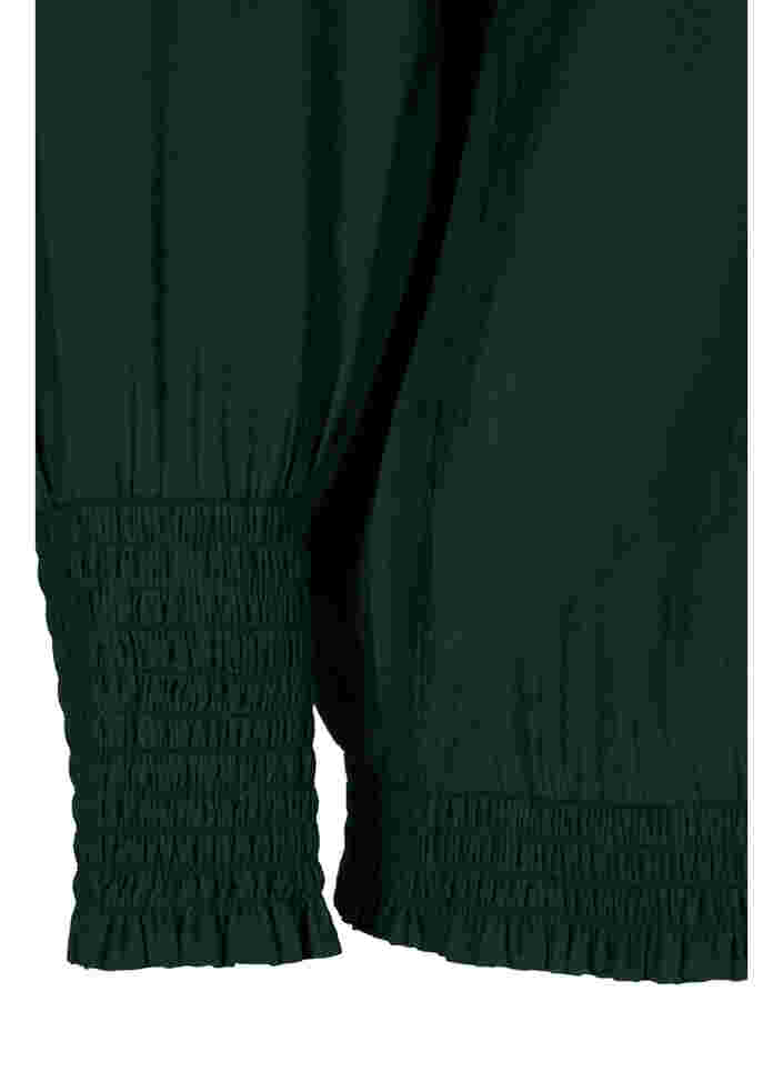 Viskoosipusero pitkillä hihoilla ja rypytyksellä, Scarab, Packshot image number 3