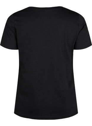 Puuvillainen t-paita painatuksella, Black LOS ANGELES, Packshot image number 1
