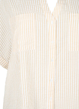Raidallinen paita, jossa on rintataskut, Natrual/S. Stripe, Packshot image number 2