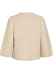 Villasekoite neuletakki 3/4-hihoilla, Beige, Packshot image number 1