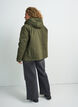 Topattu parka irrotettavalla hupulla, Vihre&auml;, Model image number 2