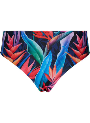 Bikinialaosa kuviolla ja korkealla vyötäröllä, Bright Leaf, Packshot image number 1