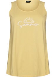 Puuvillatoppi A-mallissa, Keltainen