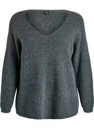 Neulepusero v-pääntiellä ja raglanhihoilla, Vihreä