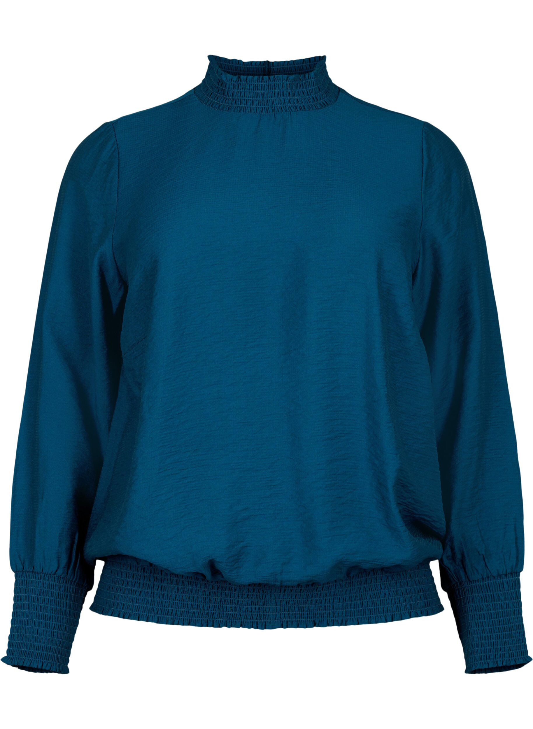 Zizzi Viskoosipusero rypytyksell&auml;, Reflecting Pond, Packshot image number 0