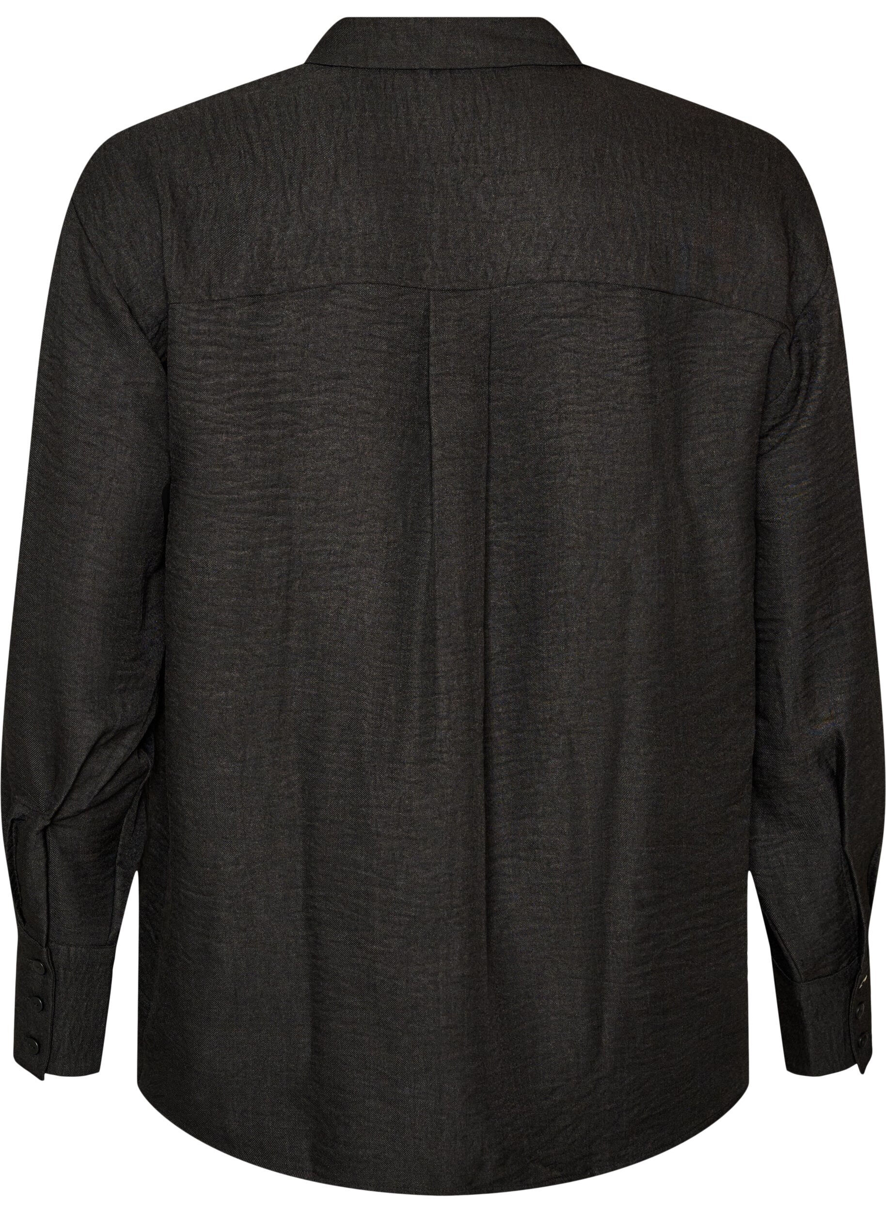 ZizziRento paita V-p&auml;&auml;ntiell&auml;, Musta, Packshot image number 1