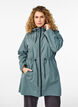 Kevyt hupullinen parka, Vihre&auml;, Model image number 0