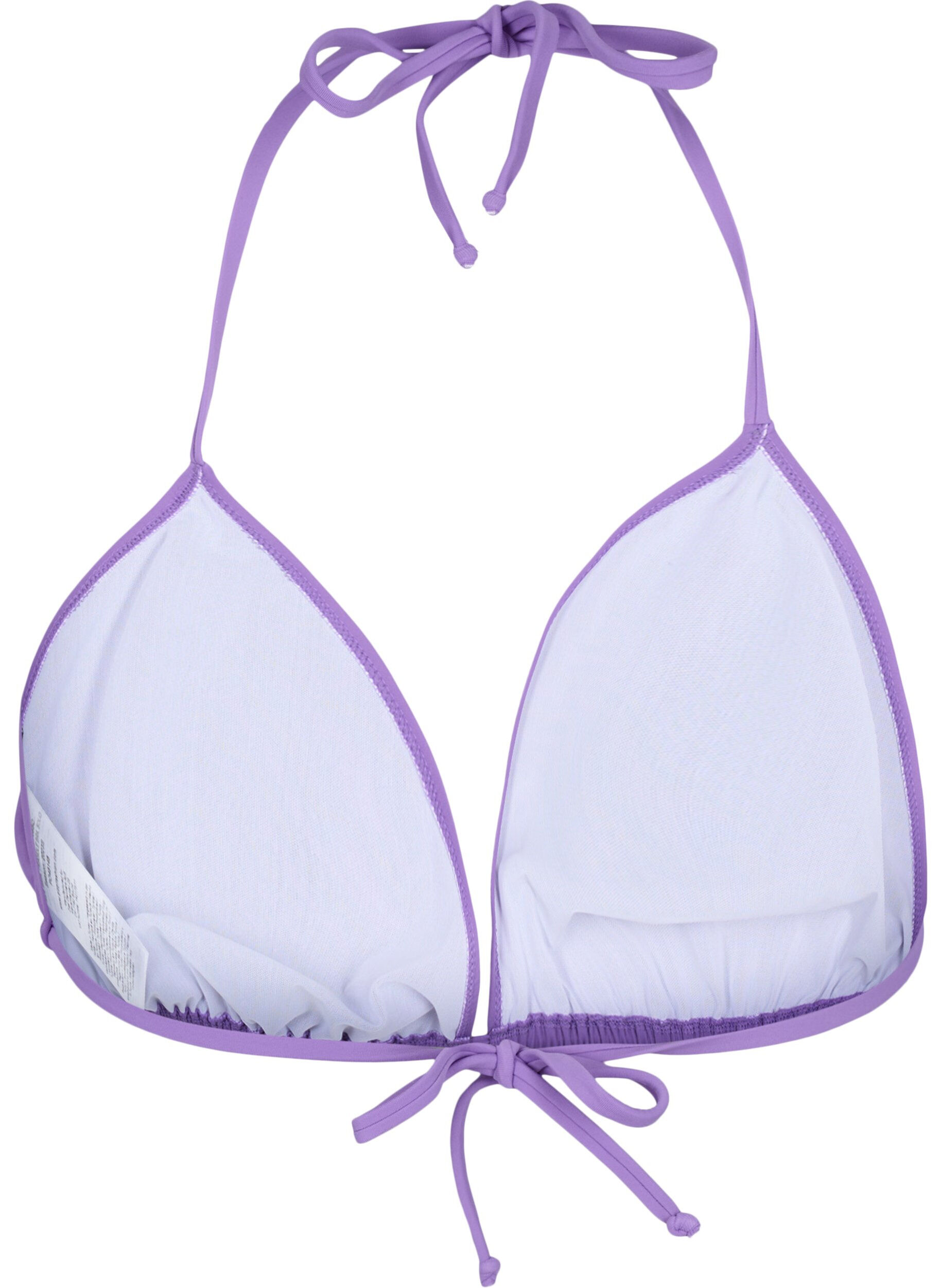 Zizzi Yksiv&auml;rinen lappubikiniyl&auml;osa, Violetti, Packshot image number 1