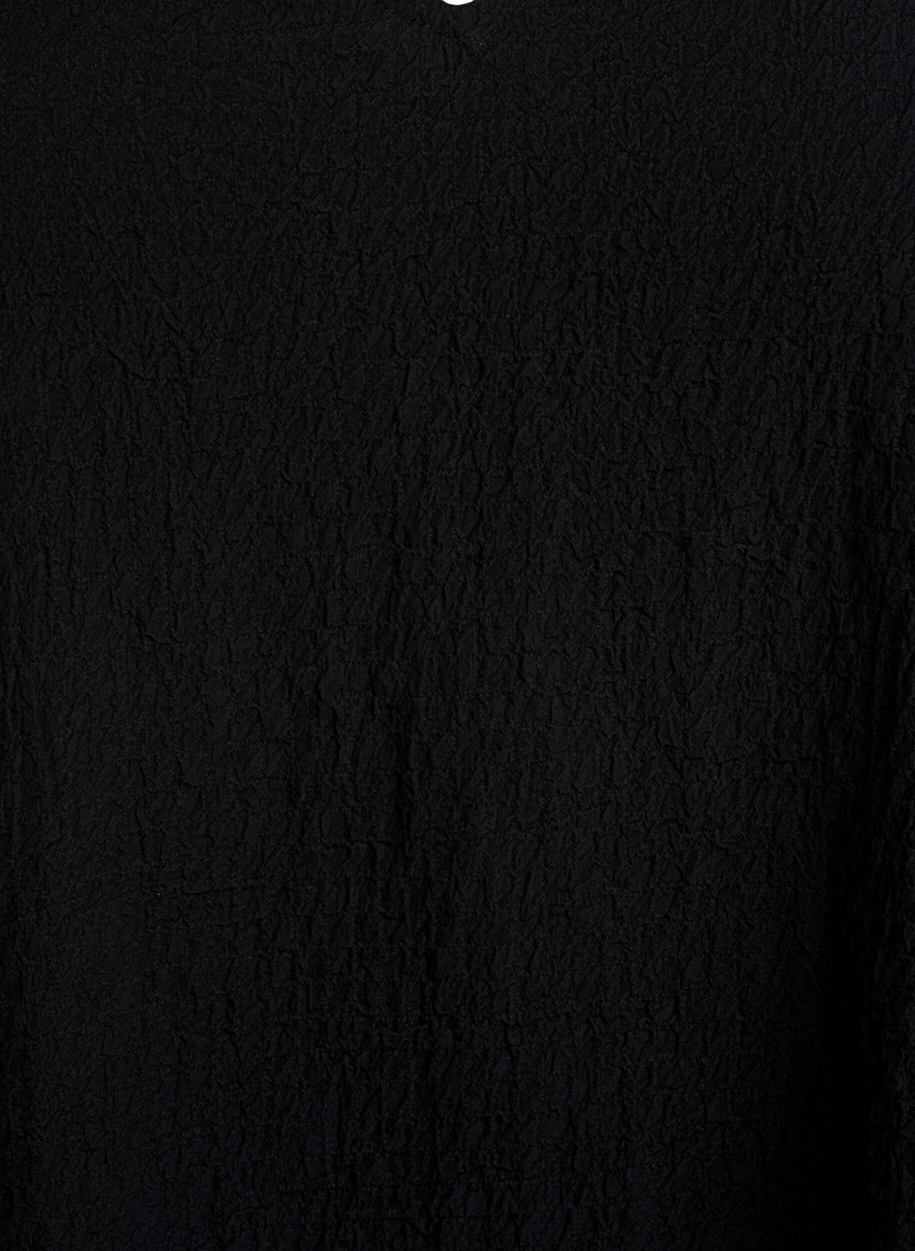 Zizzi Lyhythihainen mekko V-p&auml;&auml;ntiell&auml;, Musta, Packshot image number 2